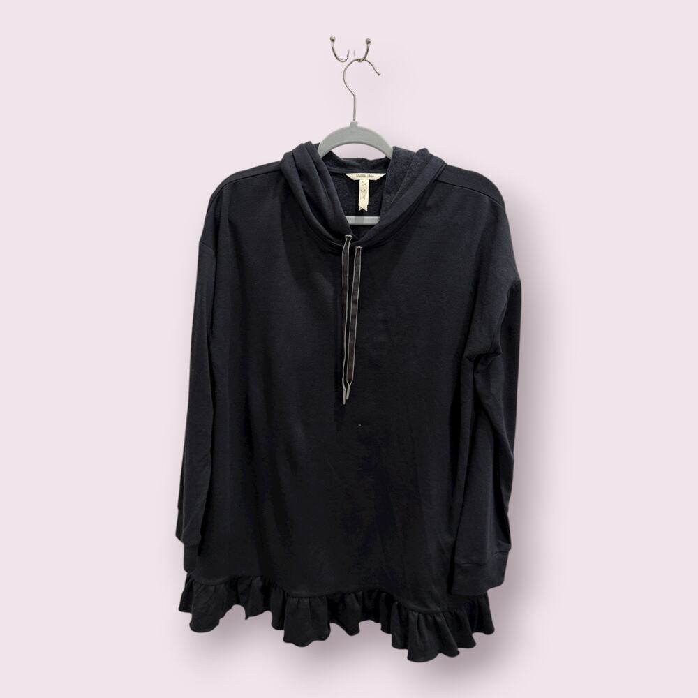Matilda Jane Dance Party Ruffle Hem Hoodie – L (Excellent) 29673T